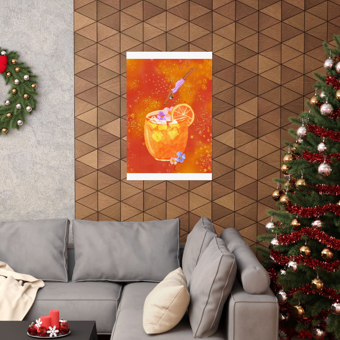 Citrus Glow- Orange Cocktail Theme Poster